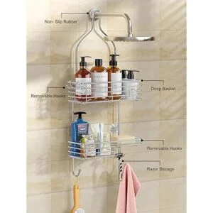SMARTAKE Organizador de regadera colgante para ducha