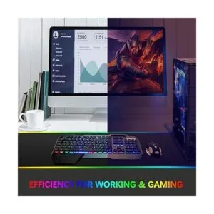 Teclado y mouse inalámbricos juego de ratón y teclado_5