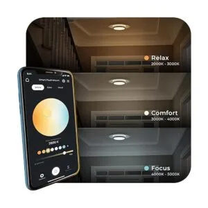 Globe Electric 60839 WiFi Smart Lámpara de techo_4