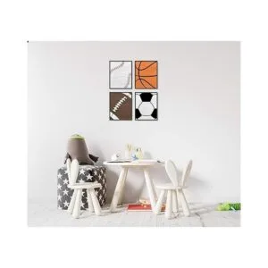 Brooke Vine Sports Boys Room Nursery Wall Decor Art