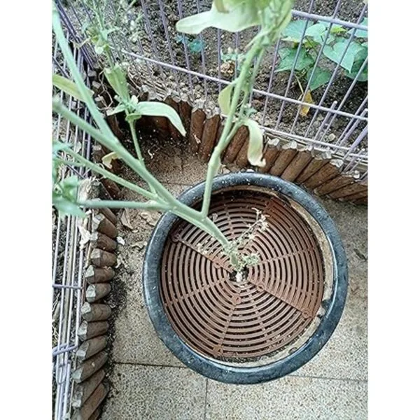 Maceta de rejilla para macetas cubierta repelente de_6