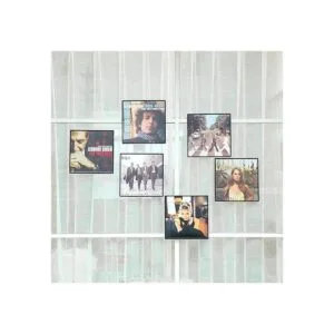 IEEK Soporte de pared para discos de vinilo de 6 piezas_3