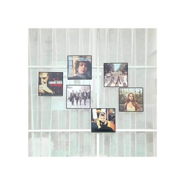 IEEK Soporte de pared para discos de vinilo de 6 piezas_3