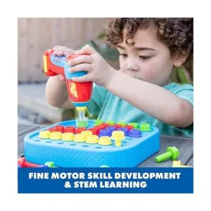 Educational Insights Juego de taladro y cubo portátil_4