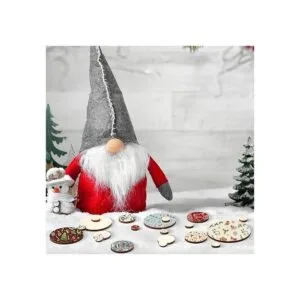 450 piezas de rebanadas de madera sin terminar círculos