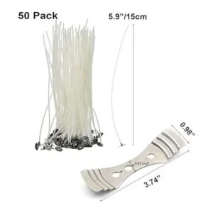 Buytra Moldes de silicona para velas de abeja con 50
