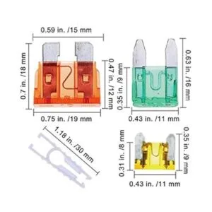 Juego de 272 fusibles de cuchilla para coche fusibles_2
