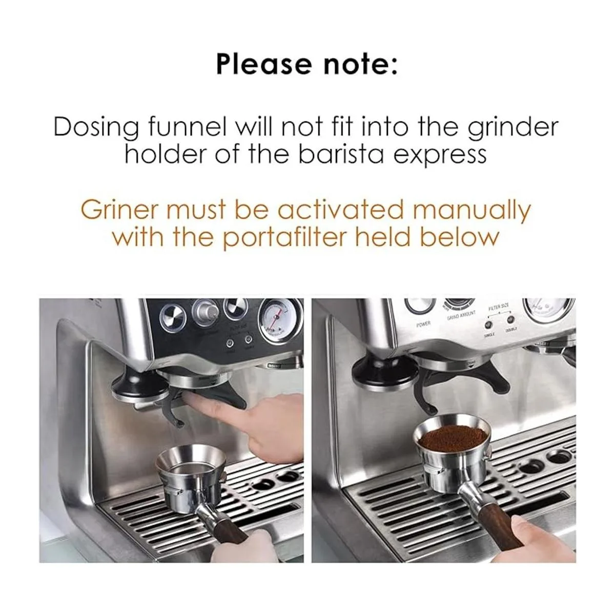 Embudo dosificador Espresso de 2.126 in anillo_3