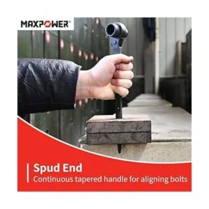 MAXPOWER Juego de 2 piezas de trinquete Spud de 34