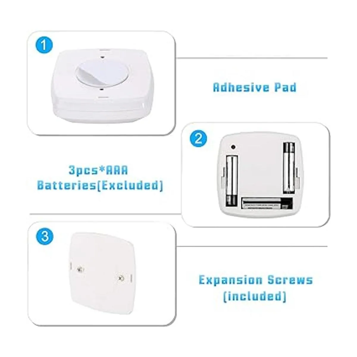 Luces con sensor de movimiento adhesivas luz nocturna LED