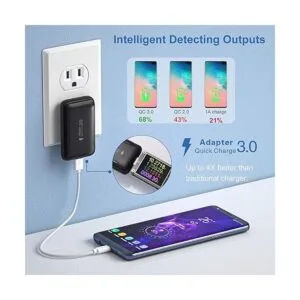 Cargador de pared USB paquete de 2 unidades de 18 W3 A