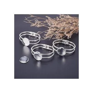 SUNNYCLUE 4 piezas de bandeja de bisel de 1 pulgada