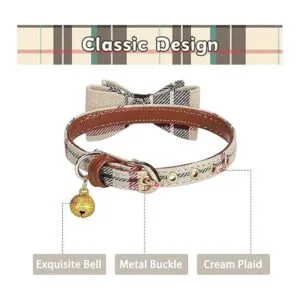PUPTECK Collar de cachorro con campana paquete de 2