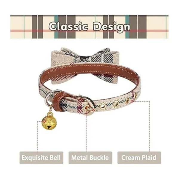 PUPTECK Collar de cachorro con campana paquete de 2