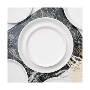 Stone Lain Juego de vajilla de cerámica Blanco Snow_3