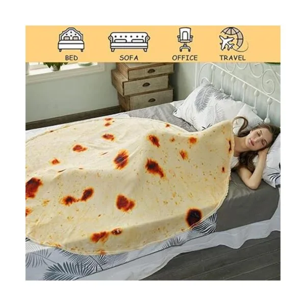 SeaRoomy Manta redonda de tortilla gigante para burrito_6