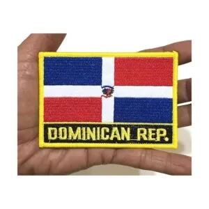 Parches de calidad para planchar con bandera de República