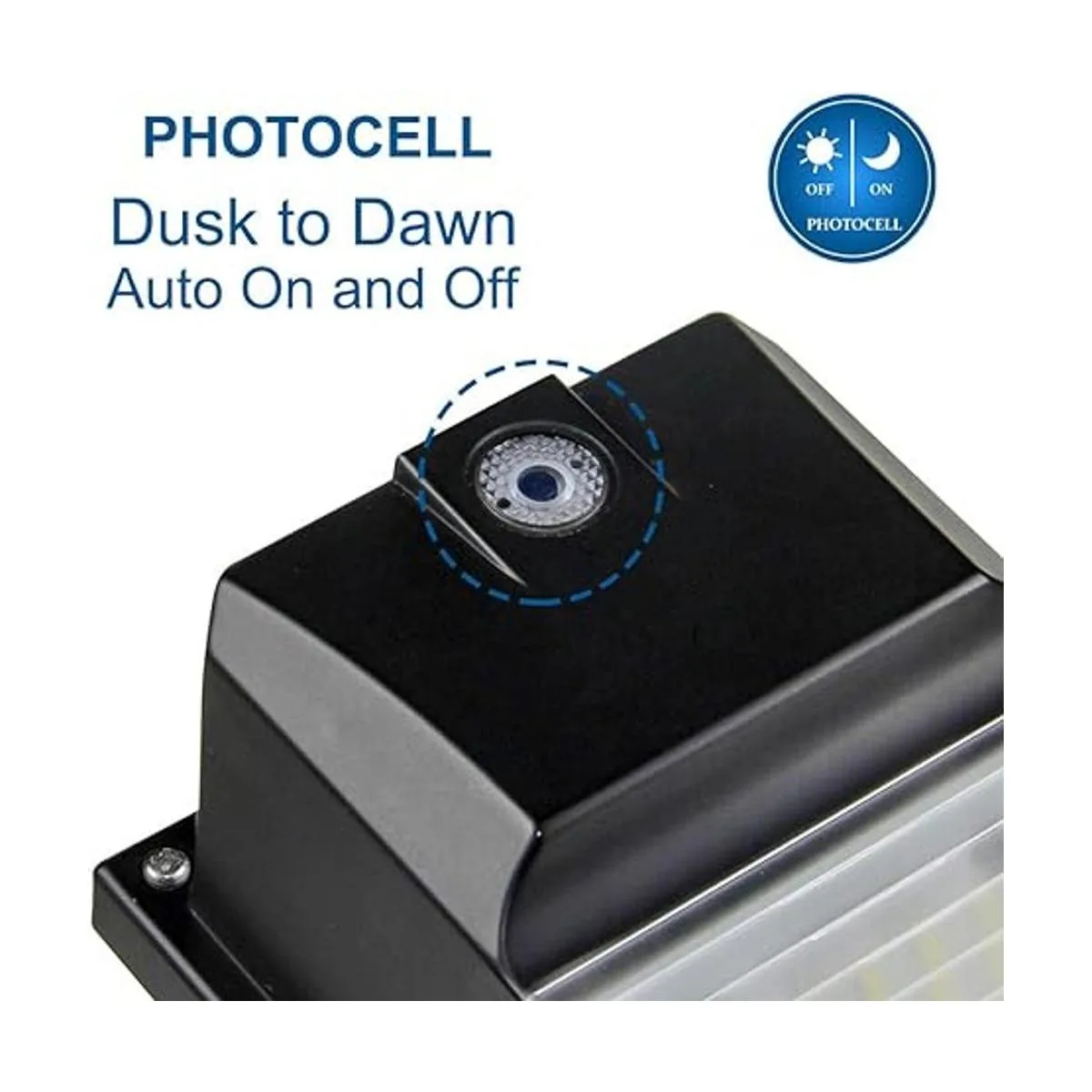 Dakason Paquete de pared LED de fotocélula del atardecer_2