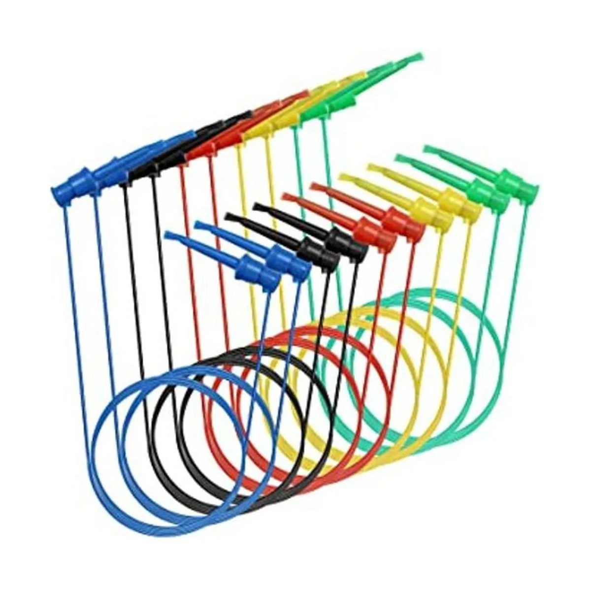 Sumnacon 10 clips de gancho de prueba de múltiples cables_1