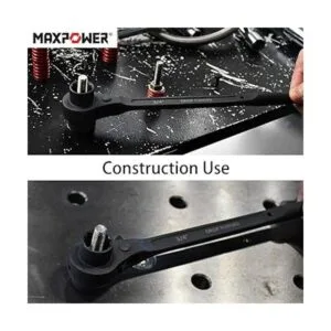 MAXPOWER Juego de 2 piezas de trinquete Spud de 34