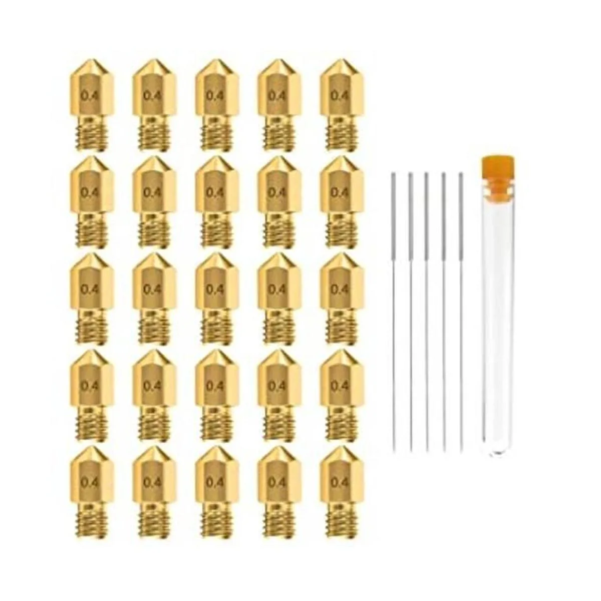 Boquillas extrusoras MK8 de latón para impresora 3D_1