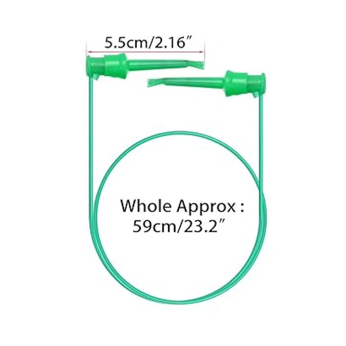 Sumnacon 10 clips de gancho de prueba de múltiples cables_2