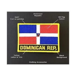Parches de calidad para planchar con bandera de República