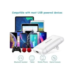 Costyle Cargador de pared USB plano delgado paquete de 2_3