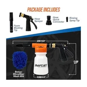SwiftJet Pistola de espuma densa para lavar el auto_2