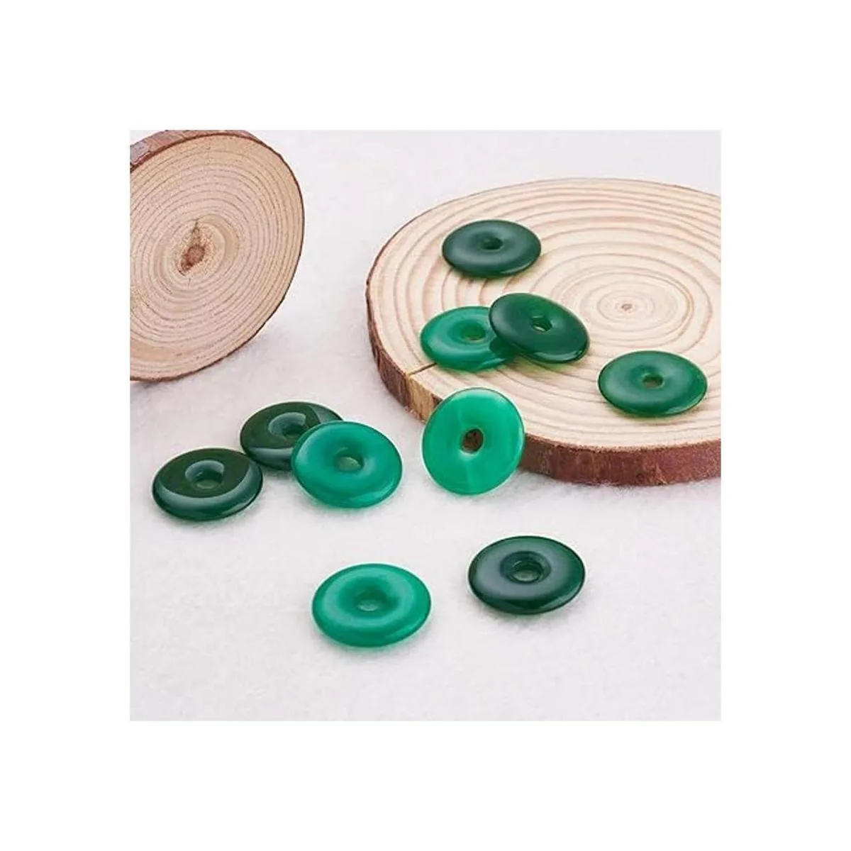 Fashewelry Dijes de cuentas de disco de moneda de dona de_4