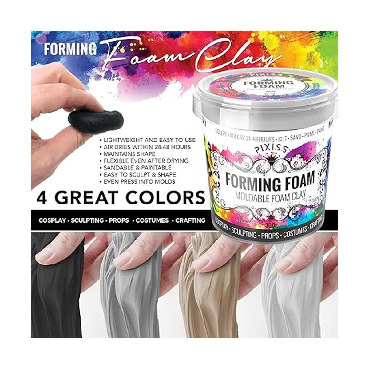 Pixiss Espuma escultora de arcilla de espuma para