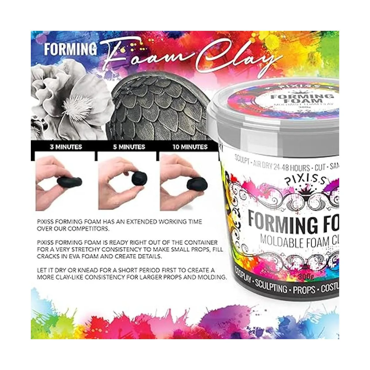 Pixiss Espuma escultora de arcilla de espuma para