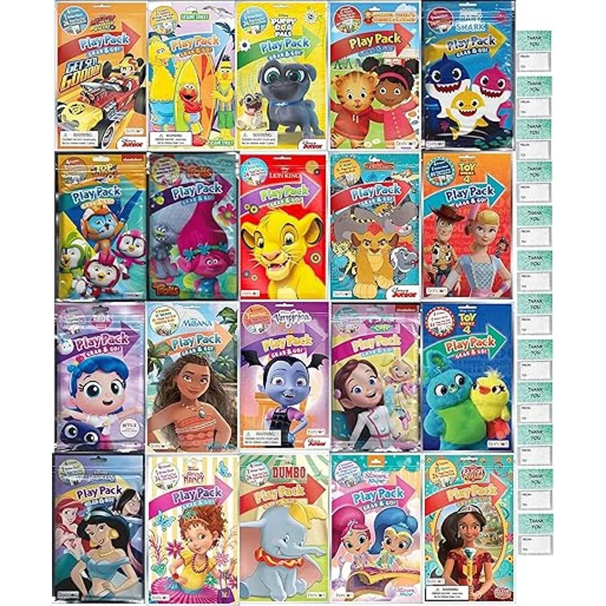 Juego de juego para niños y niñas 12 paquetes diferentes_1