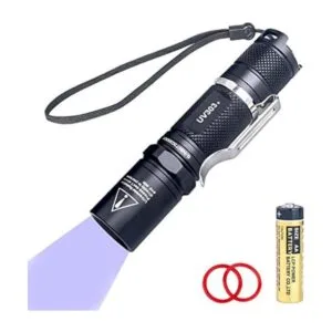 LIGHTFE Blacklight Linterna UV de 365 nm con salida de_1