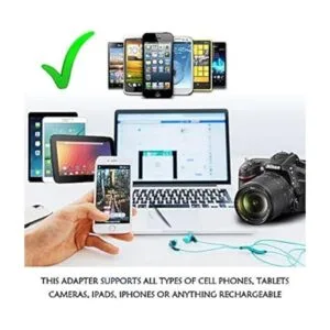 Ceptics Enchufe adaptador de viaje para Reino Unido Hong_5