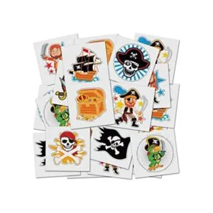 ArtCreativity Tatuajes temporales piratas para niños_1