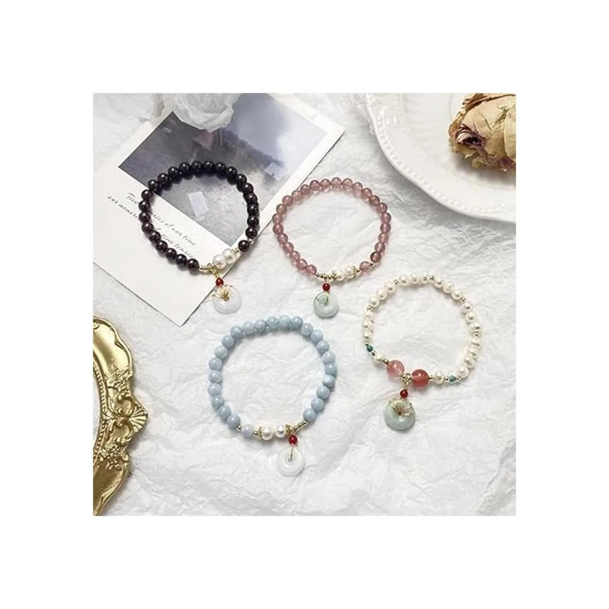 Fashewelry Dijes de cuentas de disco de moneda de dona de_6