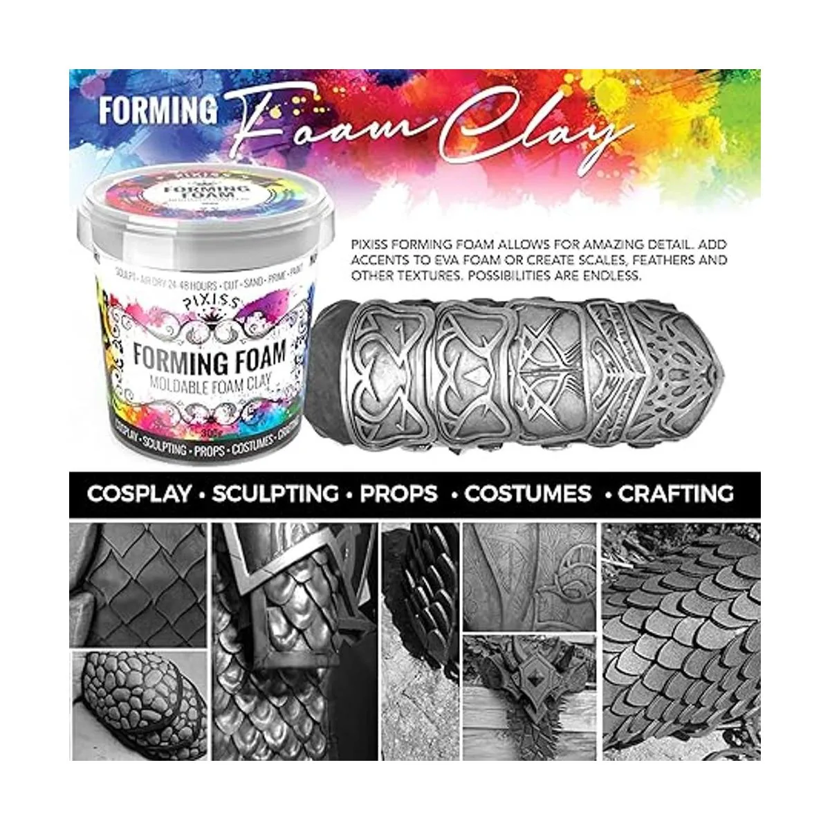 Pixiss Espuma escultora de arcilla de espuma para