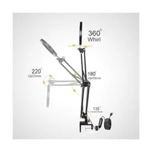 5 lupas con luz 3 luces LED ajustables 10 luces LED de_2