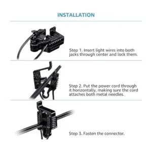 LEONLITE Conector de cable de paisaje de bajo voltaje_3