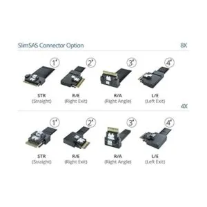 Cable interno SlimSAS SFF8654 a SFF8654 de 24 G Straight_3