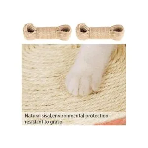 Tfwadmx Cuerda de sisal natural para rascar el árbol de_3