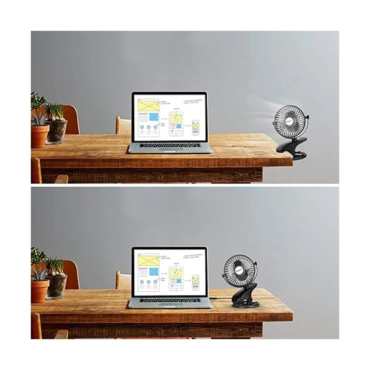 SkyGenius Ventilador de cochecito con pilas mini_4