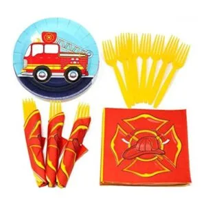 Paquete de suministros para fiestas de camiones de_1