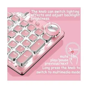 Teclado para juegos estilo retro punk interruptores_2