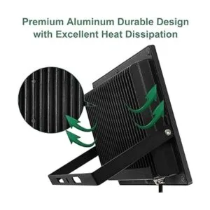 GLORIOUSLITE Paquete de 2 reflectores LED para exteriores