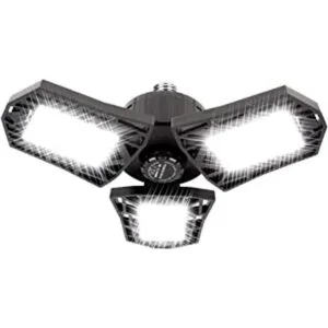 Luz LED de garaje 6000 lúmenes 6500 K luz diurna de 60_1