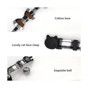 SLSON 4 collares de gato con campanilla para gatos con