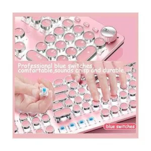 Teclado para juegos estilo retro punk interruptores_3