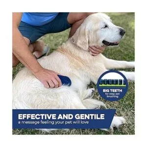 Bonza Cepillo de masaje para perros y gatos cepillo de_3